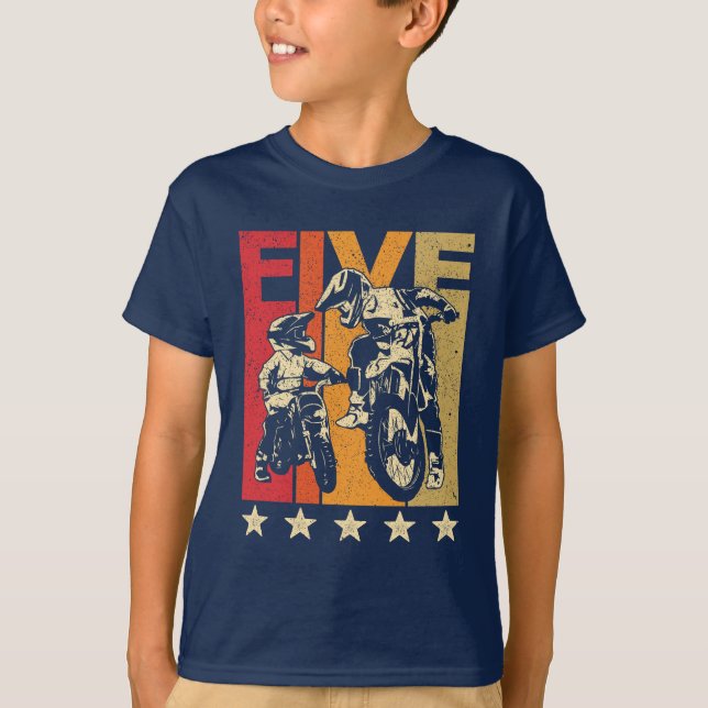 Camiseta 5 Anos Aniversário 5 Anos Menino - 5 Aniversário (Frente)