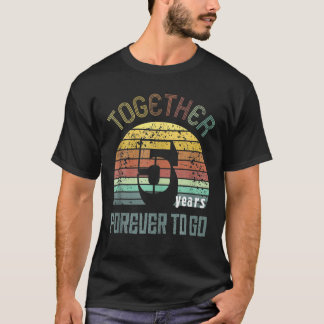 Camiseta 5 anos de casamento Aniversário para Casal