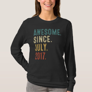 Camiseta 5 Anos De Idade Incrível Desde O Aniversário De 5
