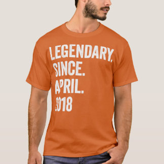 Camiseta 5 anos de lendária desde abril de 2018 5 Birthday1