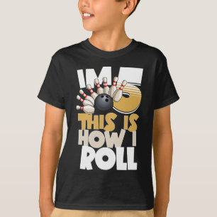 Camiseta 5 Birthday Boliches Crianças Eu tenho 5 anos É ass
