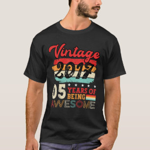 Camiseta 5 Birthday Boys Legal Bday Ideat Transformando 5 A