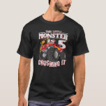 Camiseta 5 Birthday Kids Este Pequeno Caminhão Monstro<br><div class="desc">Crianças De Aniversário De 5 Este Pequeno Caminhão Monstro.</div>