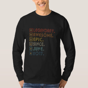 Camiseta 5 Birthday Legendary Epic Desde Junho De 2011