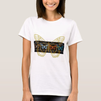 Camiseta 5 borboletas dos elementos