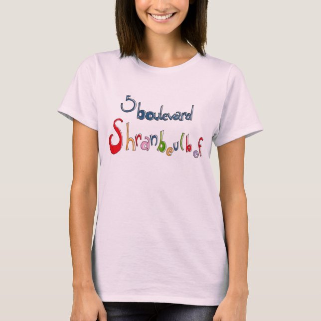 Camiseta 5 boulevard Shranbeulbof (Frente)