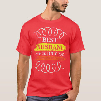 Camiseta 5 Casamento Aniversário Melhor Marido Desde 20 de 