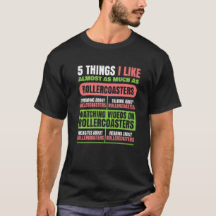 Camiseta 5 Coisas De Que Gosto Sobre O Carro De Amutamentos