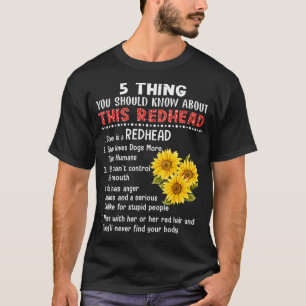 Camiseta 5 Coisas Que Você Deveria Saber Sobre Este Sunflo