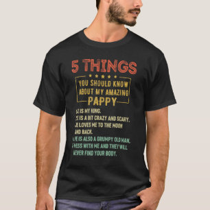 Camiseta 5 coisas que você deveria saber sobre o D do meu p