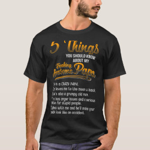 Camiseta 5 Coisas Que Você Deveria Saber Sobre O Meu Incrív