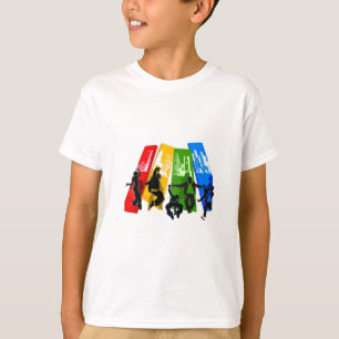 Camiseta 5 dança hip hop
