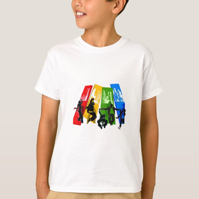 Camiseta 5 dança hip hop (Frente)