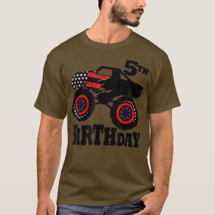 Camiseta 5 de Aniversário de 2017 do J2nM Flag Monster Amer