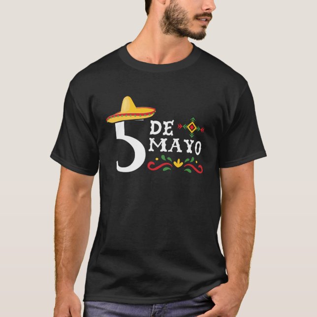 Camiseta 5 De Mayo Mexico Pride Mexican Festival Cinco de M (Frente)