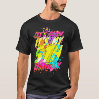 Camiseta 5 de Vamos de 5 anos de idade é meu aniversário