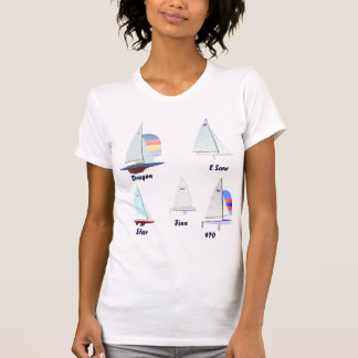 Camiseta 5 designs do veleiro
