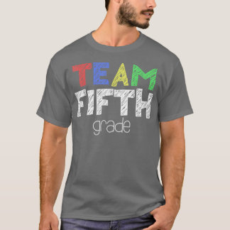 Camiseta 5 do 5º ano do time de volta à escola