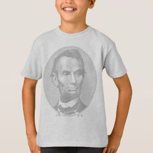 Camiseta 5+Dollar President Abraham Lincoln Money 