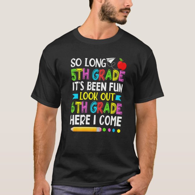 Camiseta 5 é divertido Olhar para a Rua de Professores do 6 (Frente)