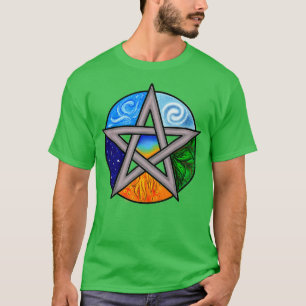 Camiseta 5 elementos de natureza