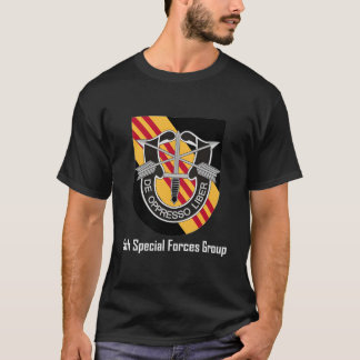 Camiseta 5 Especial Força 5 Sfg Beret Crest Unidade Flash d