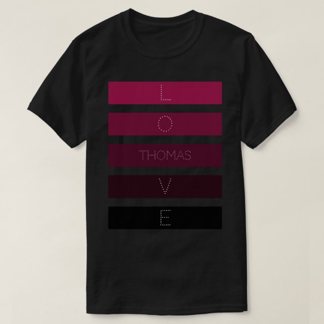 Camiseta 5 Faixas de Gradiente Roxo Pretas Nome Personaliza (Frente do Design)