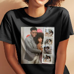 Camiseta 5 Foto Booth Modern Personalizada<br><div class="desc">Cinco t-shirt personalizada do Booth Moderno fotográfico para personalizar com as suas próprias fotografias de Ricaso ALTERAR AS FOTOS DE AMOSTRA PARA A SUA PRÓPRIA</div>