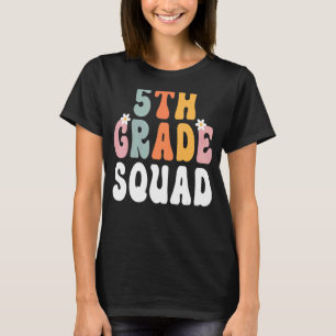 Camiseta 5 Grade Esquadrão Retrorista Teacher Feliz 1rua Di