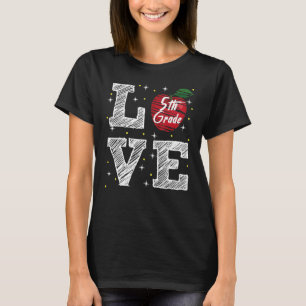Camiseta 5 Grade Love with Apple