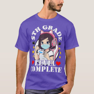 Camiseta 5 Graduação Rapariga Adora Jogos Animes
