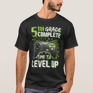 Camiseta 5 Grau Concluído Tempo para Estender Feliz Dia Pas
