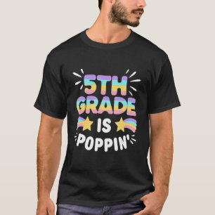 Camiseta 5 Grau É Popin Pop It Back To School Fidget R