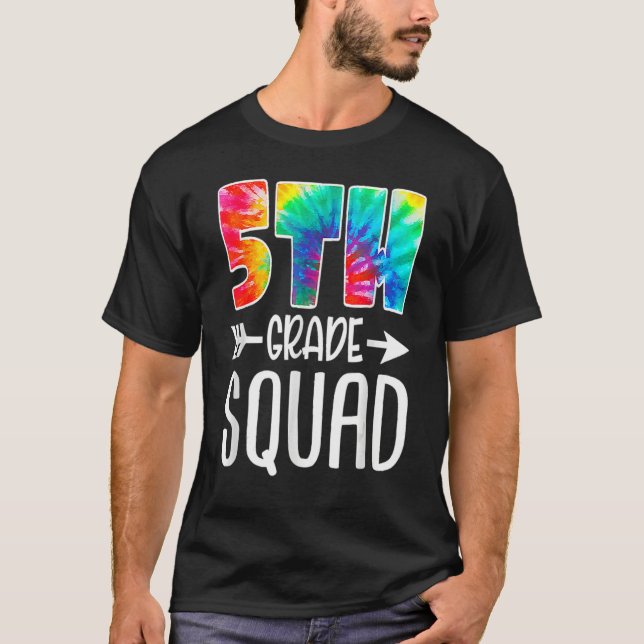 Camiseta 5 Grau Esquadrão Colar De Volta Ao Professor Stu (Frente)