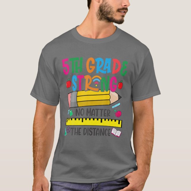 Camiseta 5 Grau Forte Não Importa A Distância (Frente)