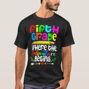 Camiseta 5, Grau, Quando A Aventura Começa No Quinto Grau T