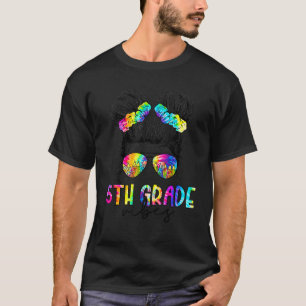 Camiseta 5 Grau Vibes Má Menina De Cabelo Volta À Escola