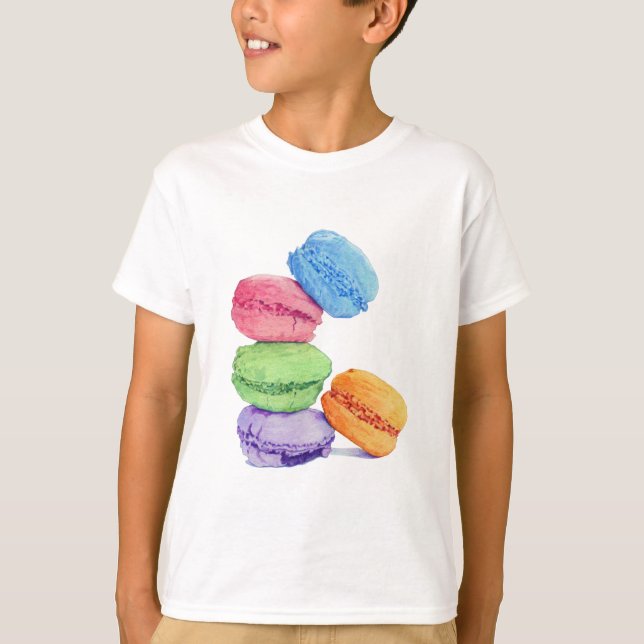 Camiseta 5 Macarons sh (Frente)