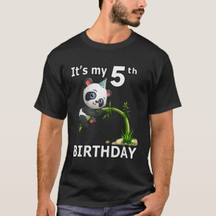 Camiseta 5 Panda 5 Py Animal Panda