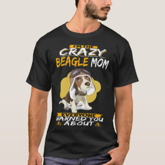 Camiseta 5 Sou a louca Beagle Mãe