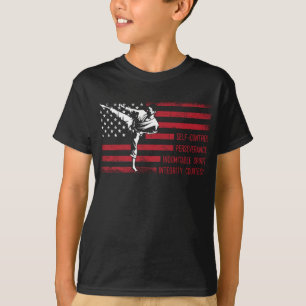 Camiseta 5 Tenets American Taekwondo Fighting