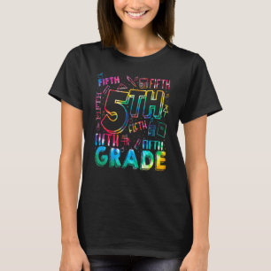 Camiseta 5 Tie Dye Quinto Grau De Volta Ao Ensino