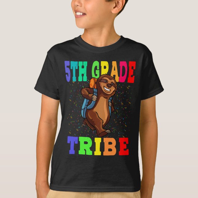 Camiseta 5 Tribo De Volta À Escola (Frente)
