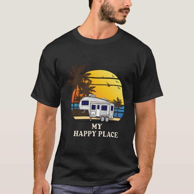 Camiseta 5 Wheel My Happy Place 5R Camper (Frente)