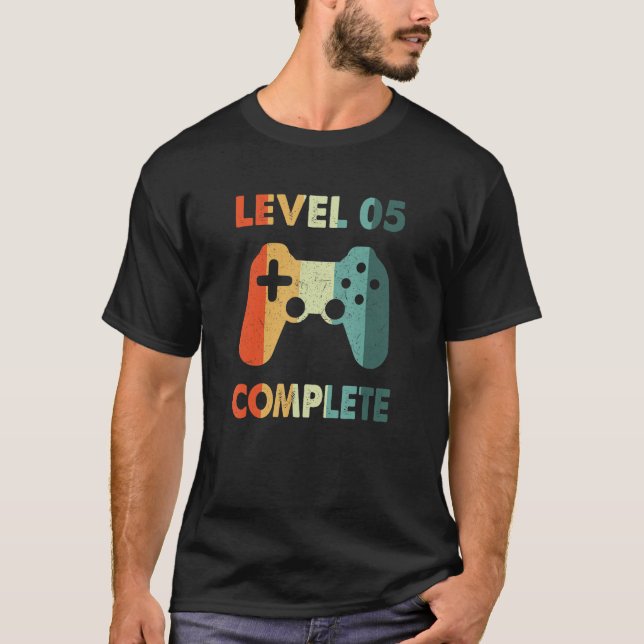 Camiseta 5 Year Wedding Anniversary For Him Her   Level 5 C (Frente)