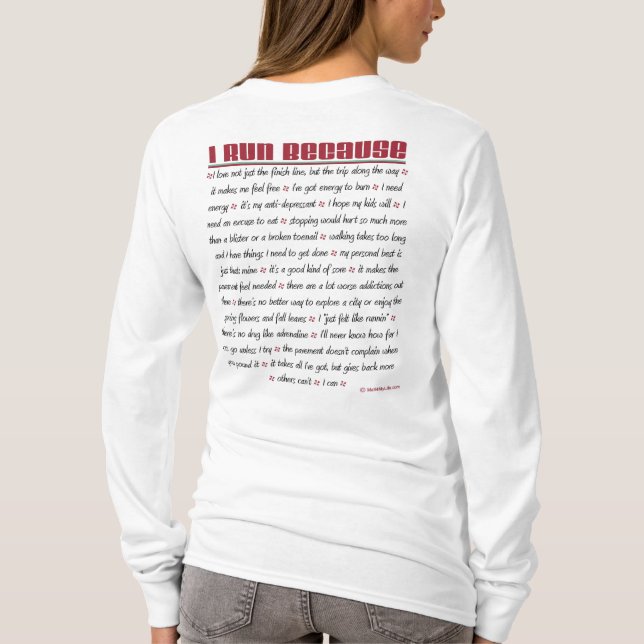 Camiseta 5K - Eu funciono porque (Verso)