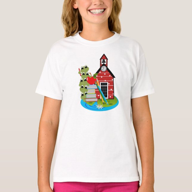Camiseta #5Lil Lady Sapo Bella Ringer (Frente)