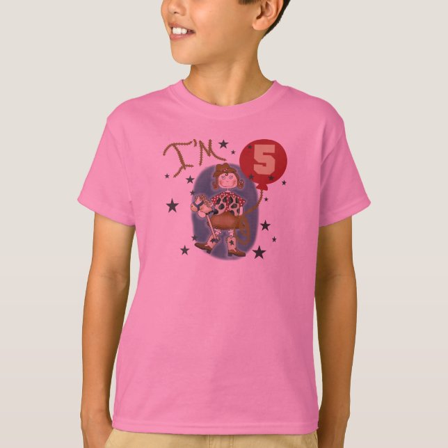 Camiseta 5o Aniversário da vaqueira (Frente)