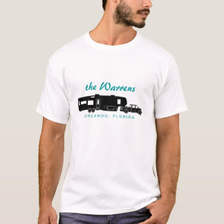 Camiseta 5o Gráfico da silhueta da roda rv