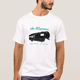 Camiseta 5o Gráfico da silhueta da roda rv